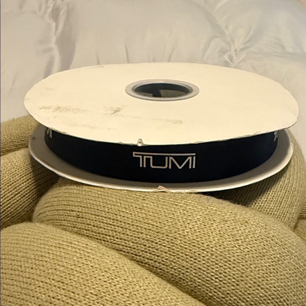 Tumi Black Satin Ribbon Spool